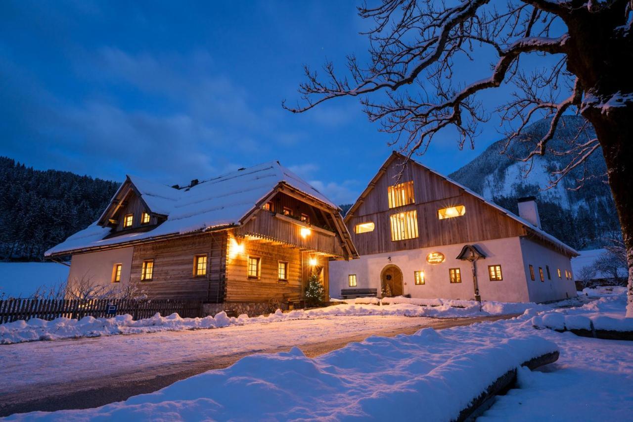 Villa Tourist Farm Senkova Domacija Zgornje Jezersko Exterior foto